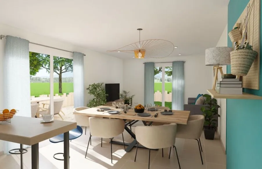 Image Projet de construction d'une maison 81.25 m² avec terrain à SAINT-CYR-EN-TALMONDAIS (85)