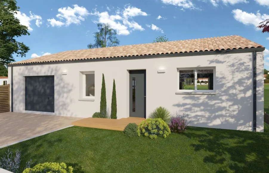 Image Projet de Construction – Maison 3 Chambres avec Garage & Terrasse