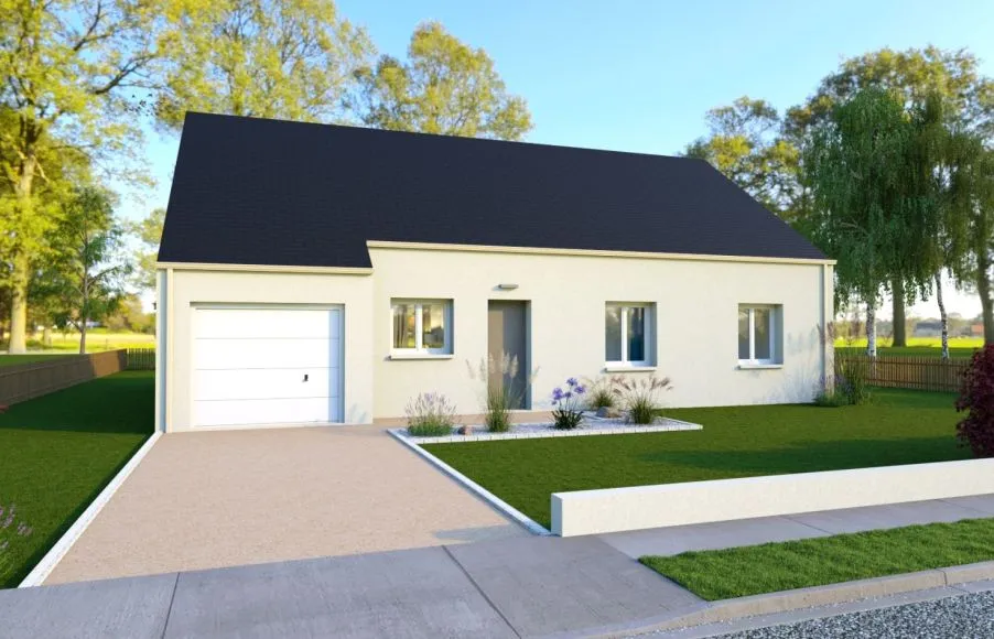 Image Projet de construction d'une maison 104.33 m² avec terrain à SAINT-NAZAIRE (44)