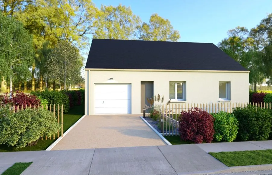 Image Projet de construction d'une maison 69.66 m² avec terrain à SAINT-PHILBERT-DE-BOUAINE (85)