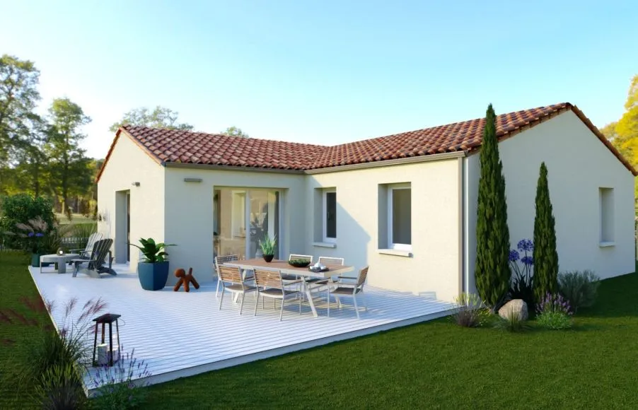Image Projet de construction d'une maison 87.12 m² avec terrain à SAINT-PHILBERT-DE-BOUAINE (85)